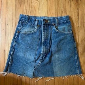 Vinatage Wrangler Jean Skirt